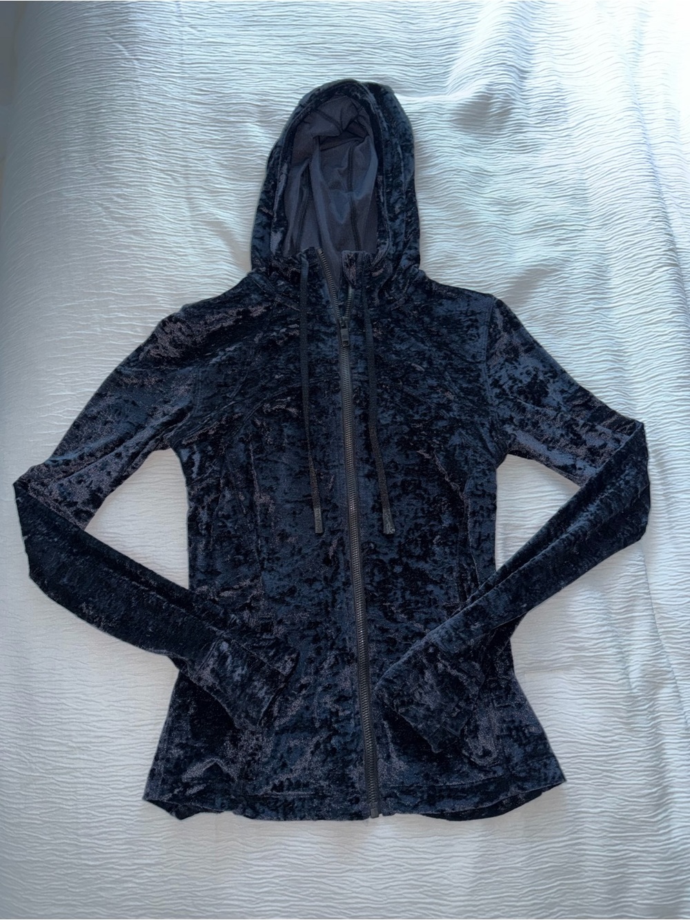 lululemon athletica Crushed Velvet Full-Zip Hoodie - Black